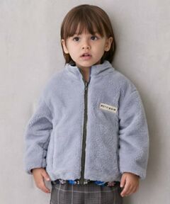 petit main / プティマイン ブルゾン | 【撥水加工】柄×ボアブルゾン