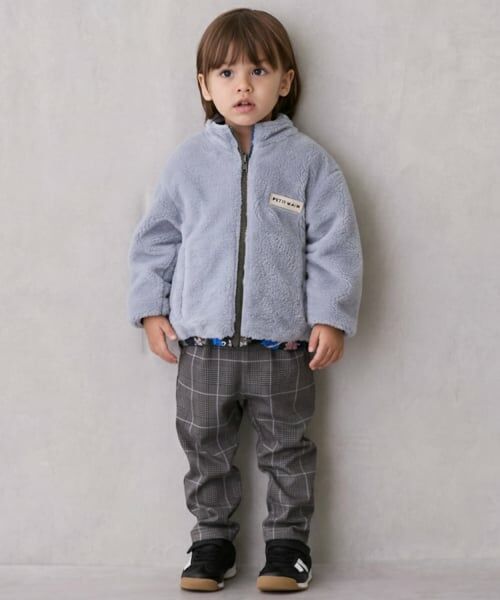 petit main / プティマイン ブルゾン | 【撥水加工】柄×ボアブルゾン | 詳細11