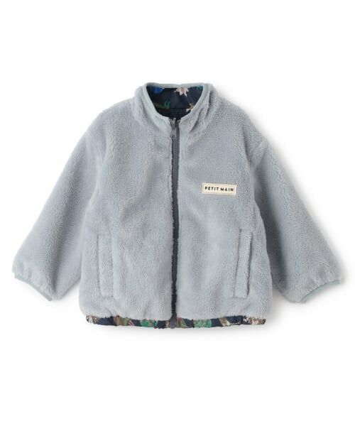 petit main / プティマイン ブルゾン | 【撥水加工】柄×ボアブルゾン | 詳細12