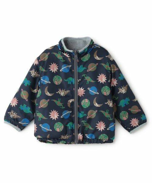 petit main / プティマイン ブルゾン | 【撥水加工】柄×ボアブルゾン | 詳細20