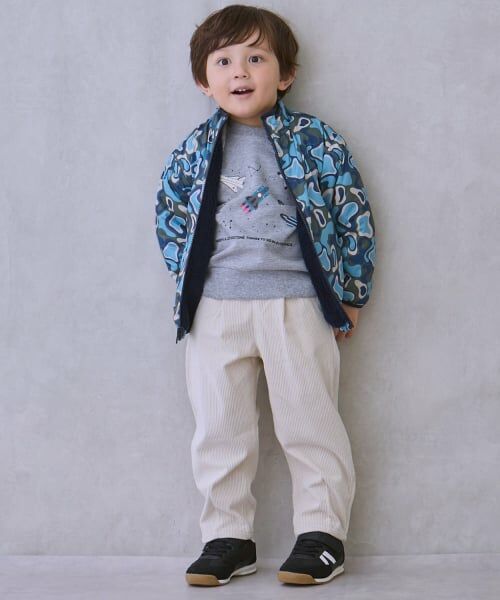 petit main / プティマイン ブルゾン | 【撥水加工】柄×ボアブルゾン | 詳細3