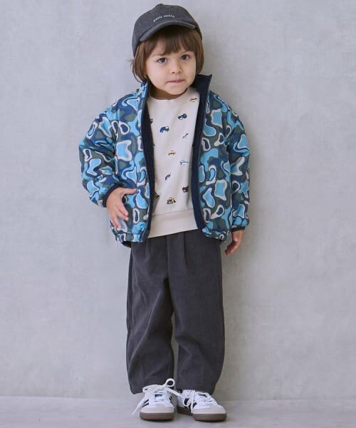 petit main / プティマイン ブルゾン | 【撥水加工】柄×ボアブルゾン | 詳細5