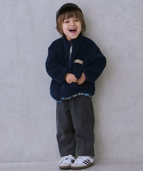 petit main / プティマイン ブルゾン | 【撥水加工】柄×ボアブルゾン | 詳細6