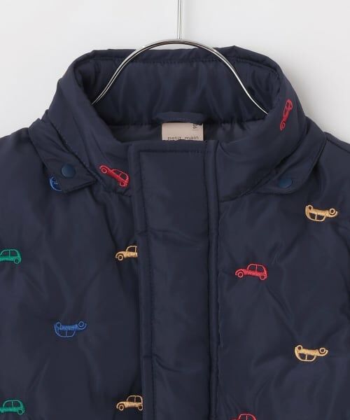 petit main / プティマイン ブルゾン | 【リンク/洗える】アソート刺しゅう中綿ジャケット | 詳細11