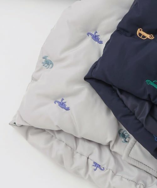 petit main / プティマイン ブルゾン | 【リンク/洗える】アソート刺しゅう中綿ジャケット | 詳細14