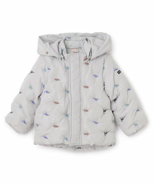 petit main / プティマイン ブルゾン | 【リンク/洗える】アソート刺しゅう中綿ジャケット | 詳細4