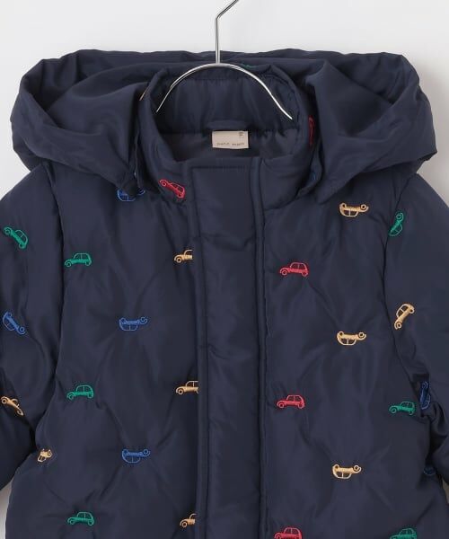 petit main / プティマイン ブルゾン | 【リンク/洗える】アソート刺しゅう中綿ジャケット | 詳細7