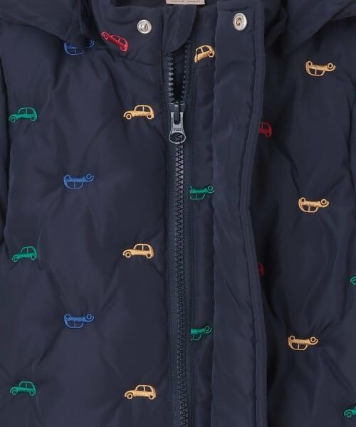 petit main / プティマイン ブルゾン | 【リンク/洗える】アソート刺しゅう中綿ジャケット | 詳細8