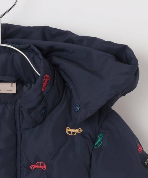 petit main / プティマイン ブルゾン | 【リンク/洗える】アソート刺しゅう中綿ジャケット | 詳細9