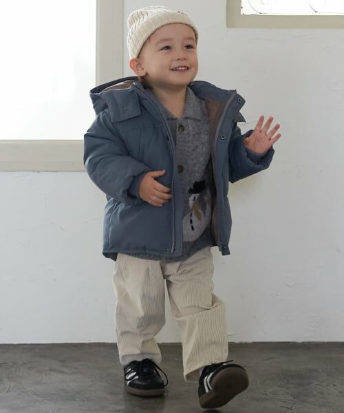 petit main / プティマイン ブルゾン | 【リンク/撥水加工】モンスターダウンジャケット | 詳細2