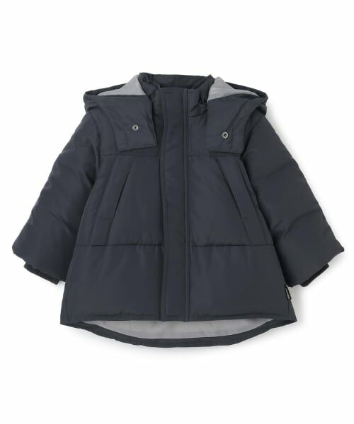 petit main / プティマイン ブルゾン | 【リンク/撥水加工】モンスターダウンジャケット（紺）