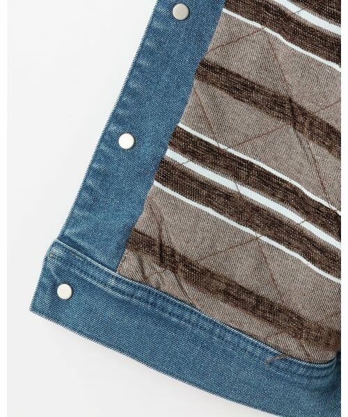 petit main / プティマイン ブルゾン | 【Lee】コーデュロイ襟デニムジャケット | 詳細13