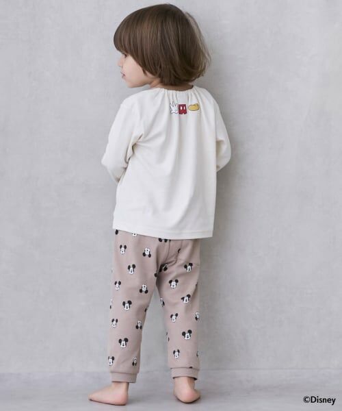 petit main / プティマイン ルームウェア | 【Disney】スムース長袖パジャマ | 詳細1