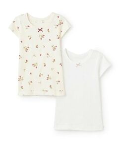 petit main / プティマイン その他インナー・ルームウェア | 【弱酸性】半袖肌着2P