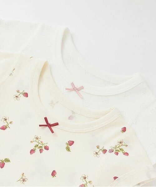 petit main / プティマイン その他インナー・ルームウェア | 【弱酸性】半袖肌着2P | 詳細2