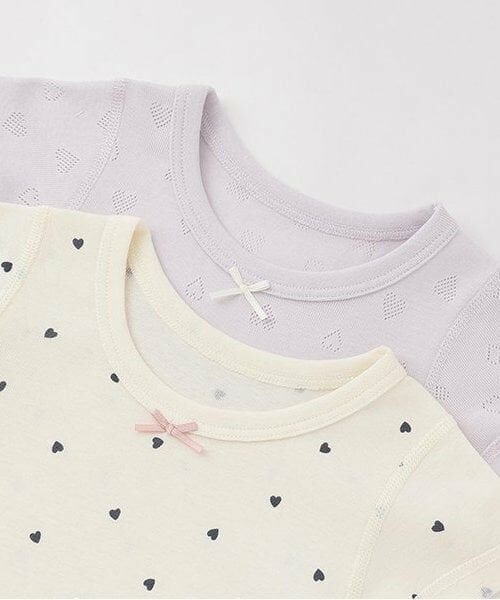 petit main / プティマイン その他インナー・ルームウェア | 【弱酸性】半袖肌着2P | 詳細4