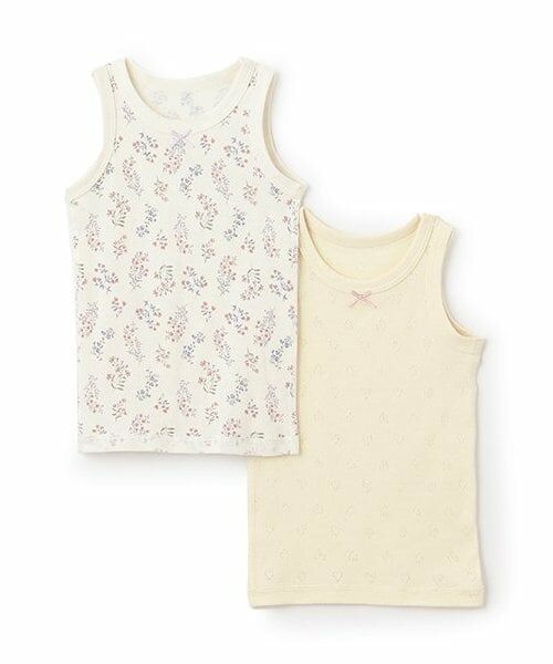 petit main / プティマイン その他インナー・ルームウェア | 【弱酸性】タンク肌着2P（生成）