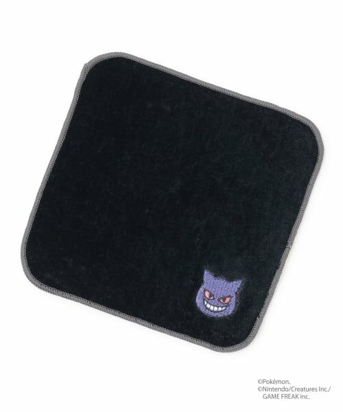 petit main / プティマイン ハンカチ | 【モンポケ】タオルハンカチ（ネイビー）