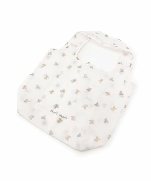 petit main / プティマイン バッグ | ポケッタブルエコバッグ（薄ベージュ）