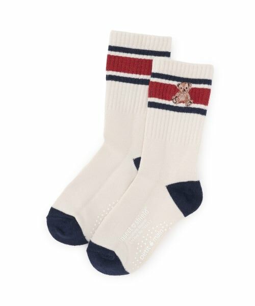 petit main / プティマイン ソックス | 【インセクトシールド】虫除けソックス（紺）