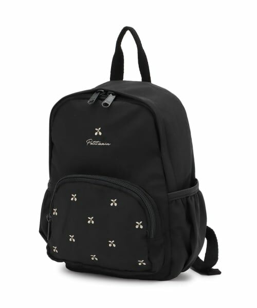 petit main / プティマイン リュック・バックパック | アソートリュック（S）（黒）