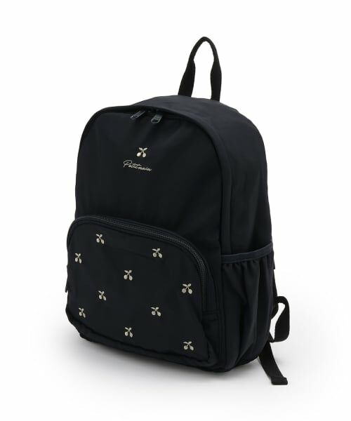 petit main / プティマイン リュック・バックパック | アソートリュック（M）（黒）