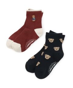 petit main / プティマイン ソックス | くまソックス2P