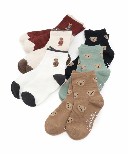 petit main / プティマイン ソックス | くまソックス2P | 詳細4