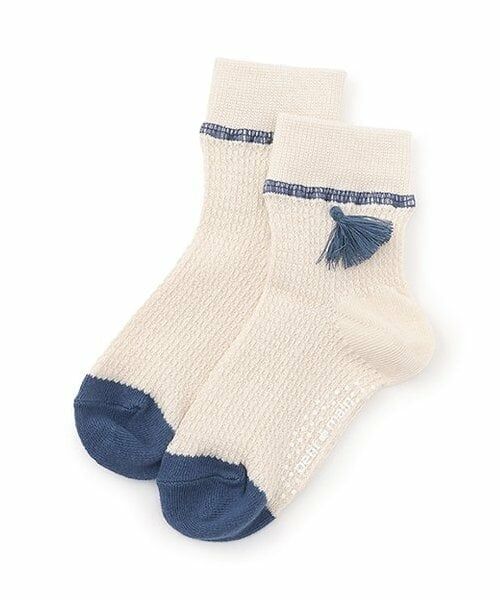 petit main / プティマイン ソックス | タッセルつきソックス（生成）