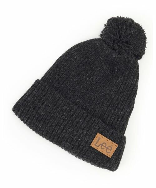 petit main / プティマイン ニットキャップ | 【Lee】ニット帽（黒）