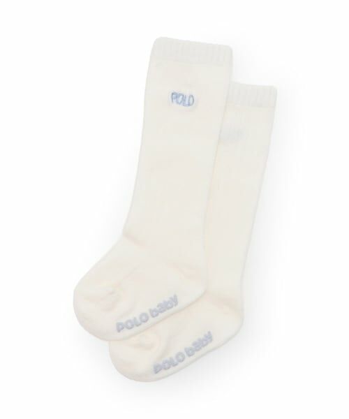 petit main / プティマイン ソックス | 【POLO BCS】ロゴハイソックス（アイボリー）
