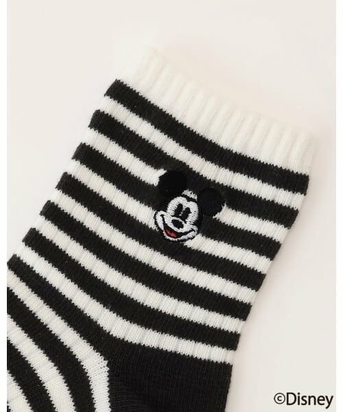 petit main / プティマイン ソックス | 【Disney】ミッキー/刺しゅう靴下 | 詳細1