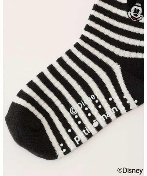 petit main / プティマイン ソックス | 【Disney】ミッキー/刺しゅう靴下 | 詳細2