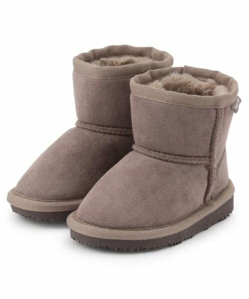 petit main / プティマイン ブーツ（ショート丈） | 【撥水】ムートンブーツ（モカ茶）