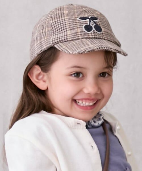 petit main / プティマイン キャップ | アソートキャップ（茶）