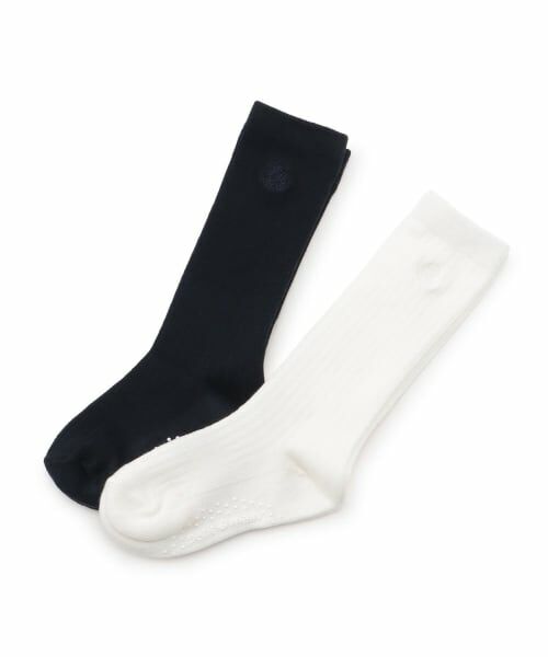 petit main / プティマイン ソックス | ワンポイント刺しゅうハイソックス | 詳細5