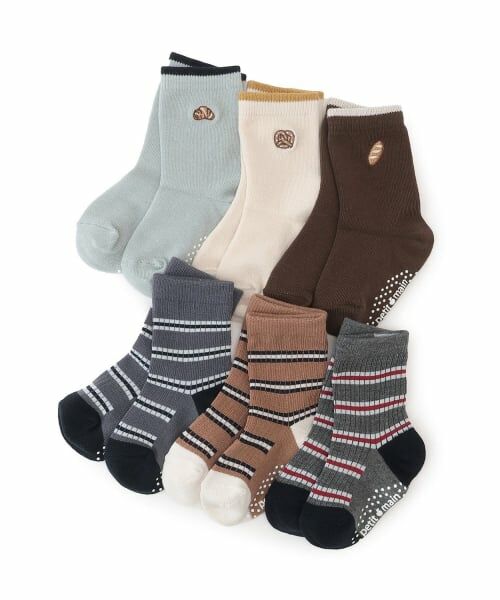 petit main / プティマイン ソックス | パン刺しゅうソックス2P | 詳細4