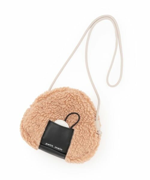 petit main / プティマイン ショルダーバッグ | おにぎりポシェット（ベージュ）