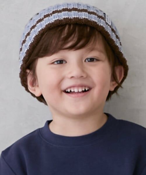 petit main / プティマイン ニットキャップ | ボーダーニット帽 | 詳細2