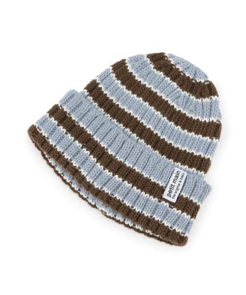 petit main / プティマイン ニットキャップ | ボーダーニット帽 | 詳細3