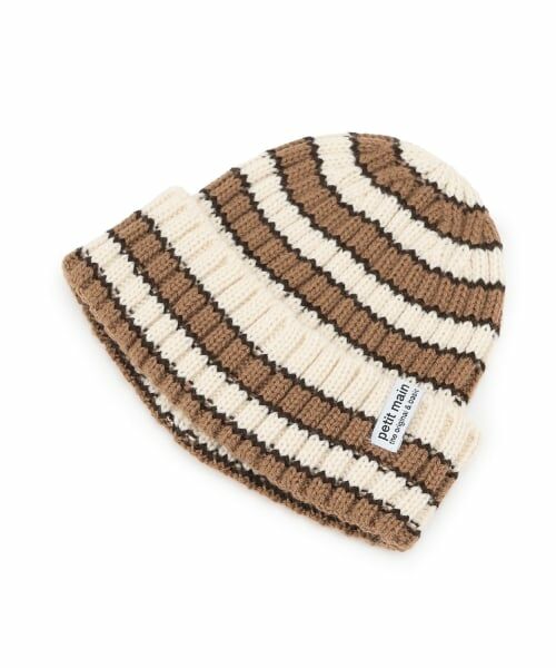 petit main / プティマイン ニットキャップ | ボーダーニット帽 | 詳細4