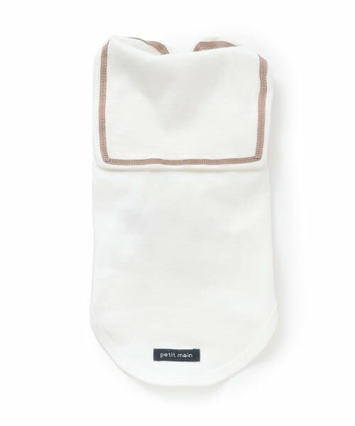 petit main / プティマイン その他 | 【DOG/接触冷感】セーラーカラータンク（アイボリー）