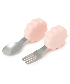 petit main / プティマイン ベビー・キッズグッズ | にぎりやすいシリコンカトラリーセット/L