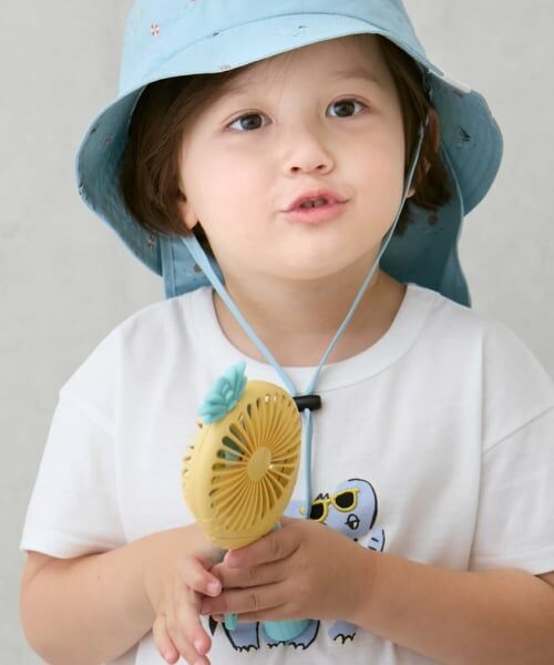 petit main / プティマイン その他 | 手動ハンディファン(ミストつき)/L（オレンジ）