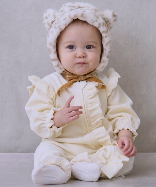 petit main / プティマイン ベビー・キッズグッズ | もこもこねこキャップ | 詳細1