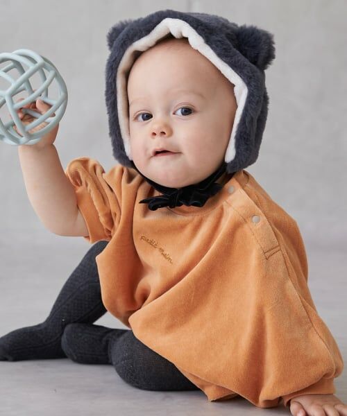 petit main / プティマイン ベビー・キッズグッズ | もこもこねこキャップ | 詳細2