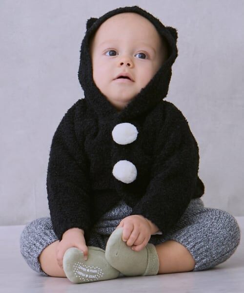 petit main / プティマイン ベビー・キッズウエア | ねこニットカーディガン | 詳細2