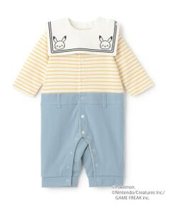 petit main / プティマイン ロンパース | 【モンポケ】セーラーカバーオール