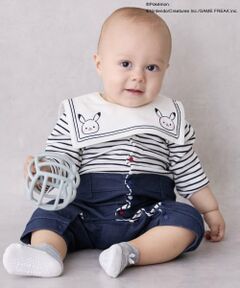 petit main / プティマイン ロンパース | 【モンポケ】セーラーカバーオール