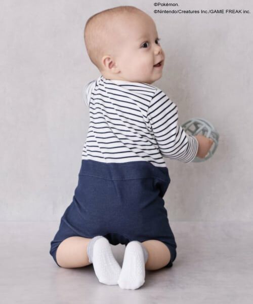 petit main / プティマイン ロンパース | 【モンポケ】セーラーカバーオール | 詳細1